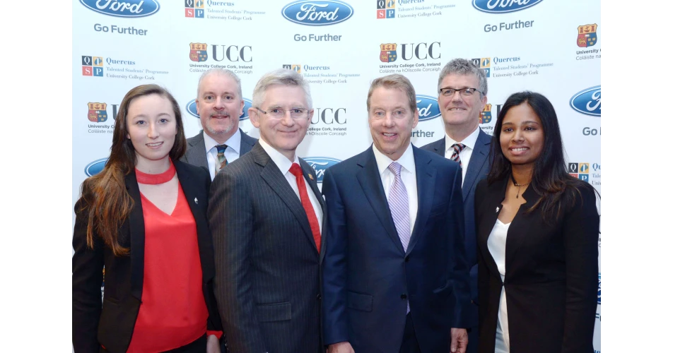 UCC & Ford establish Ford Centenary Quercus Scholarship