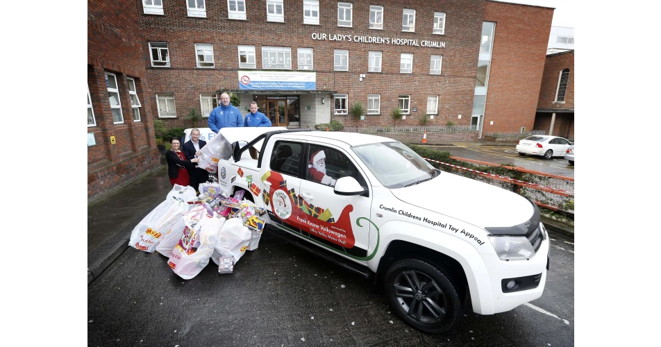 Frank Keane Motors delivers Christmas cheer to Our Lady&#39;s Children&#39;s Hospital