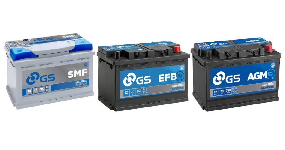 GS launches new automotive battery range