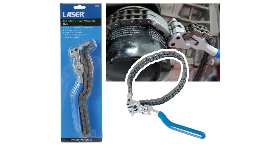 New HGV Oil Filter Wrench from Laser