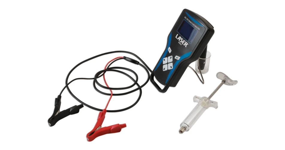 Quick and accurate brake fluid testing from Laser 