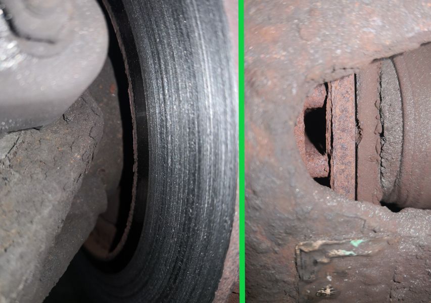 Changing the brake pads when the owner had first been warned means the brake discs could have been saved