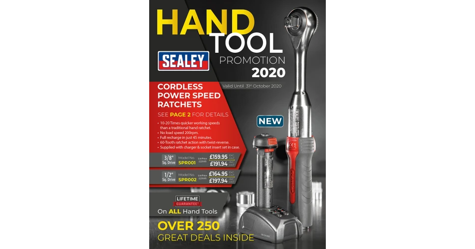 Sealey launches 2020 Hand Tool Promotion
