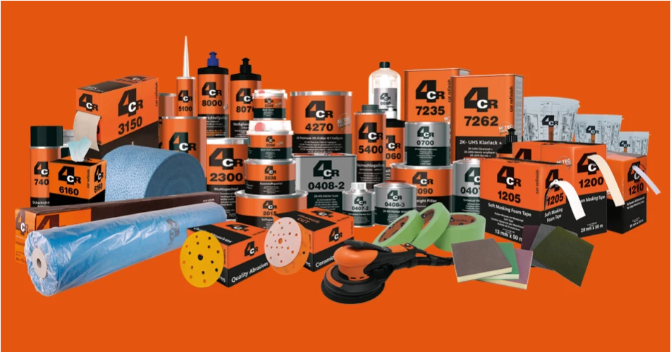 PartsforCars adds 4CR brand to its expanding refinish range 