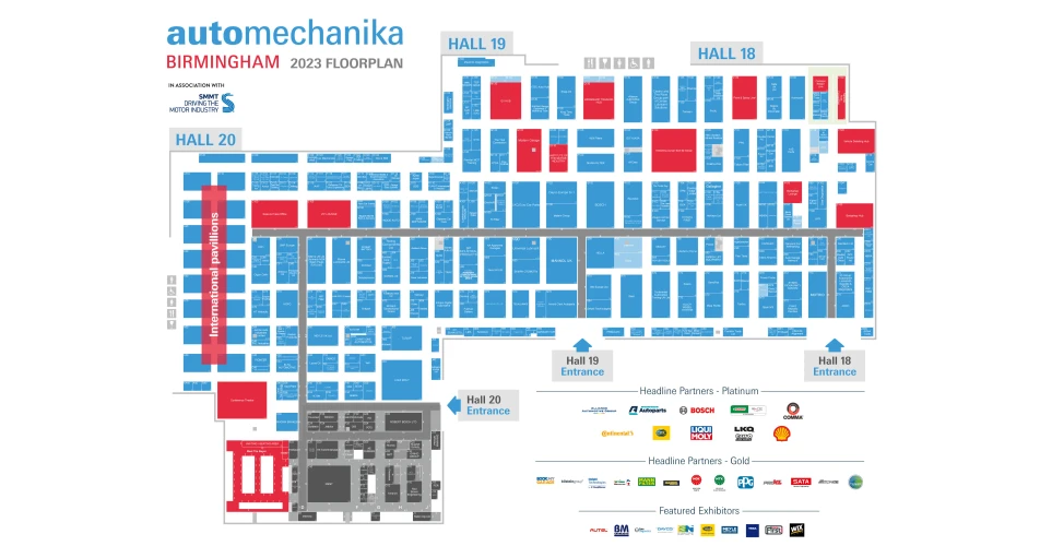Automechanika floor plan released