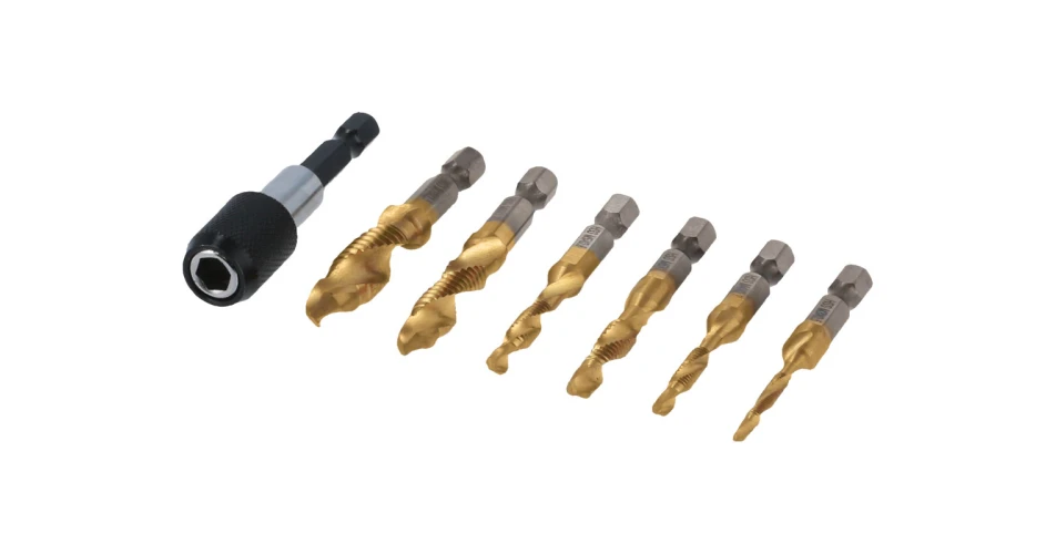 Combined drill-tap bits set from Laser