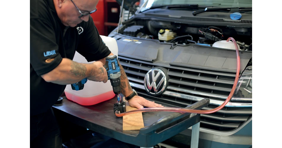 New versatile self-priming drill pump from Laser Tools