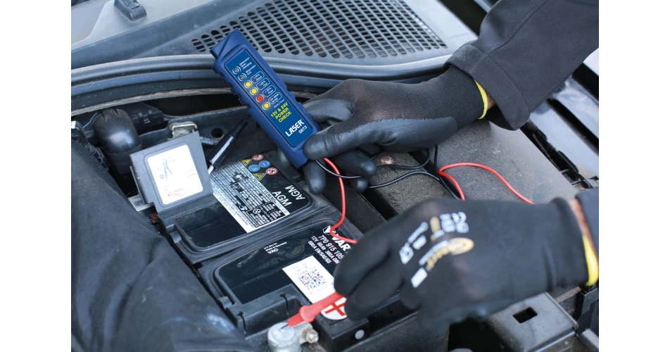 Quick & accurate battery & alternator tester from Laser