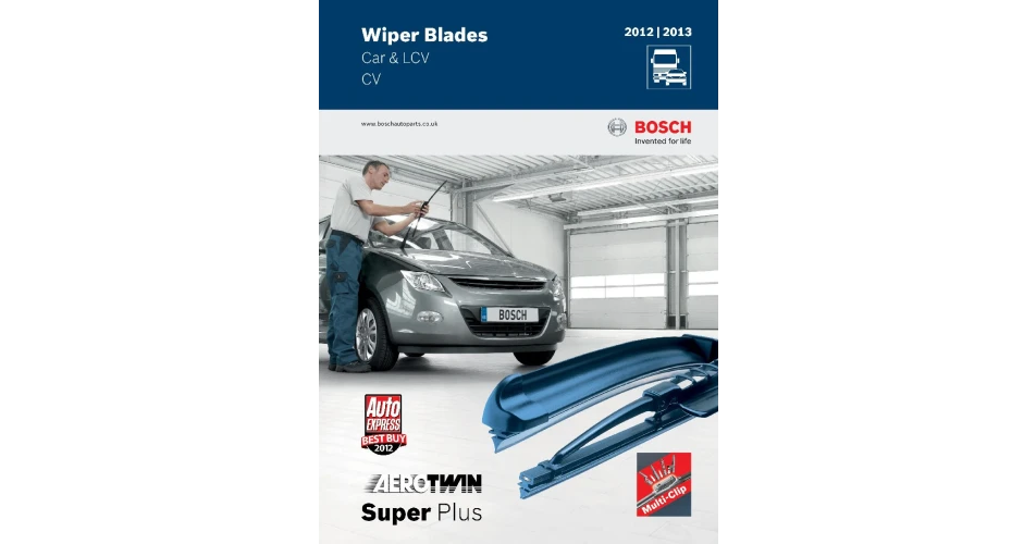 Bosch flat wiper blades for commercial vehicles