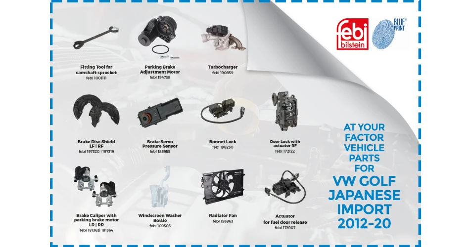 Working on a Golf import? febi parts available at Your Factor