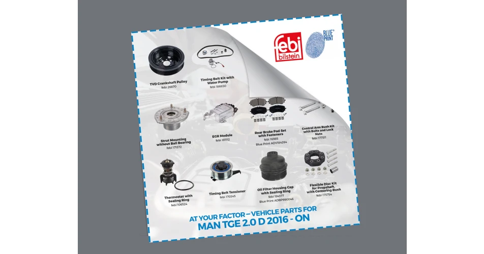 At your Factor parts for MAN TGE 2.0 D 2016 on