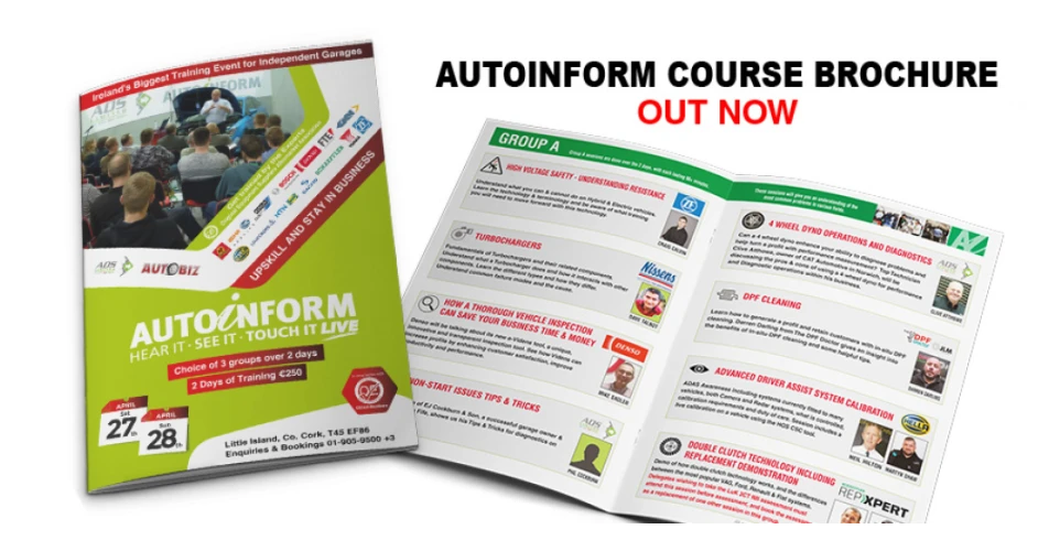Autoinform Ireland training brochure out now