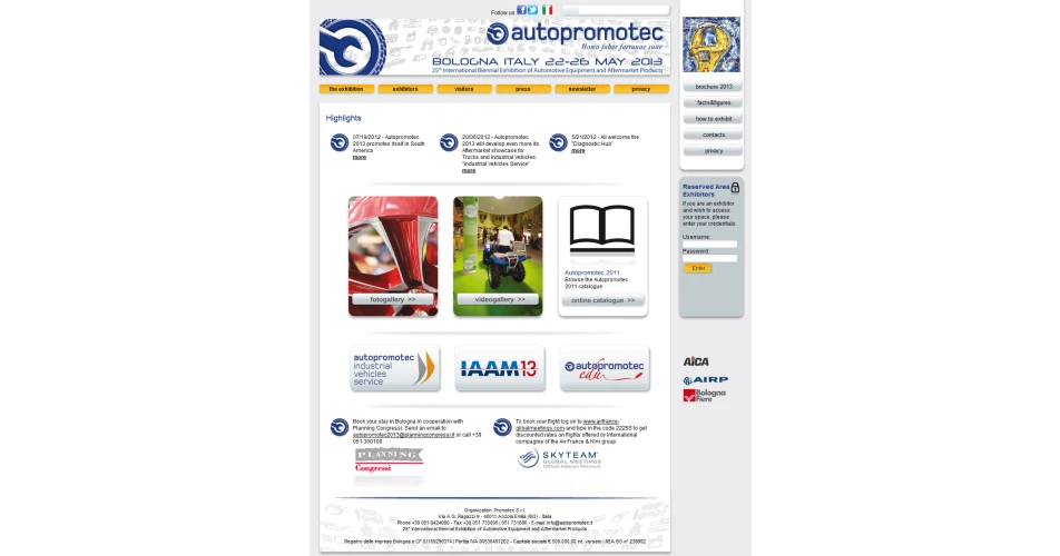 New Autopromotec website