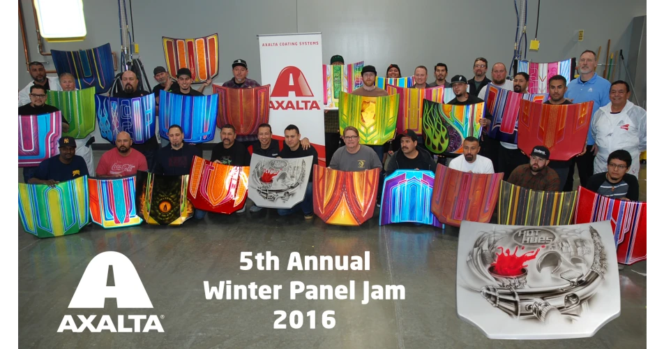 Axalta Art at the 5th Annual Winter Panel Jam