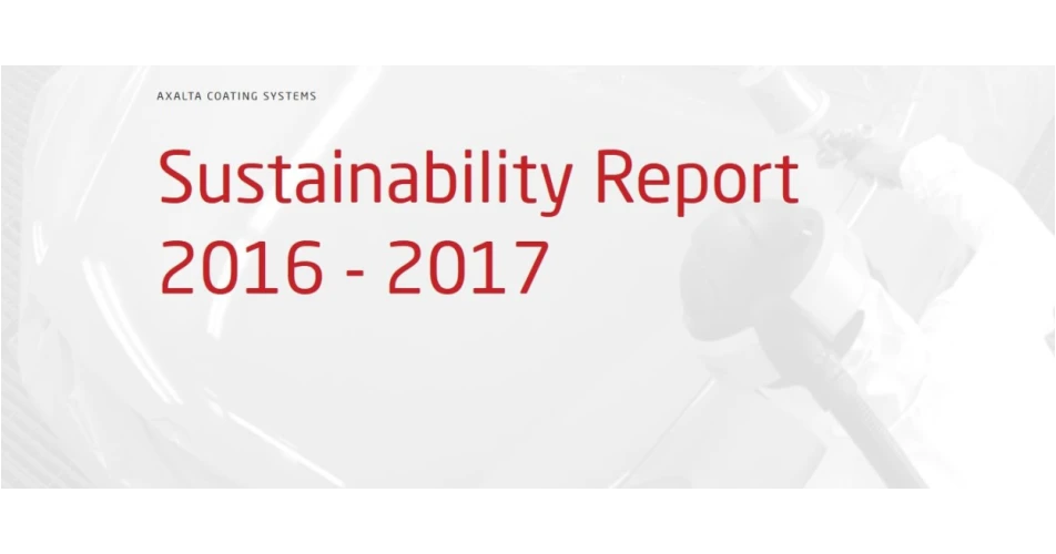 Axalta publishes new sustainability goals