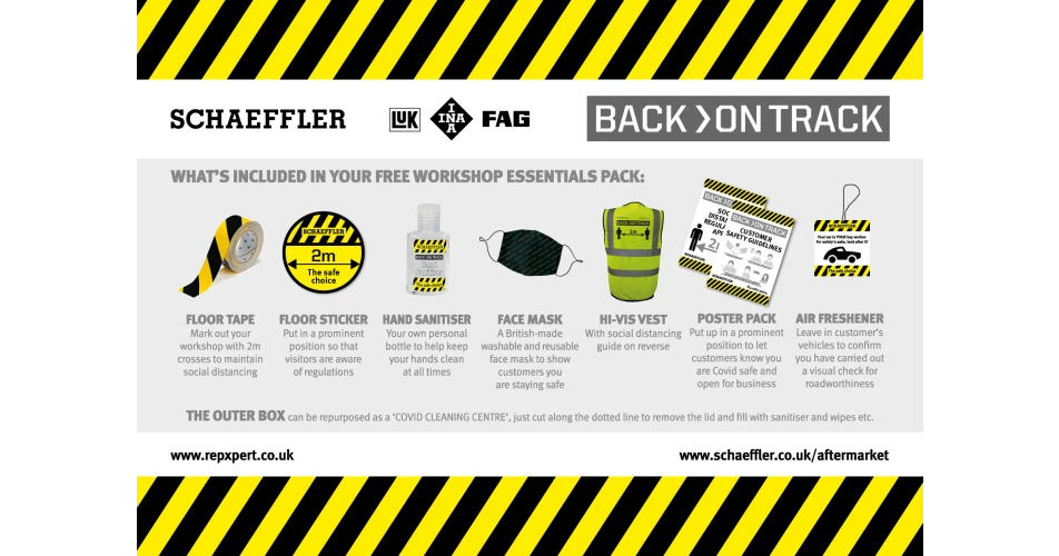 Schaeffler to distribute free workshop essentials packs 