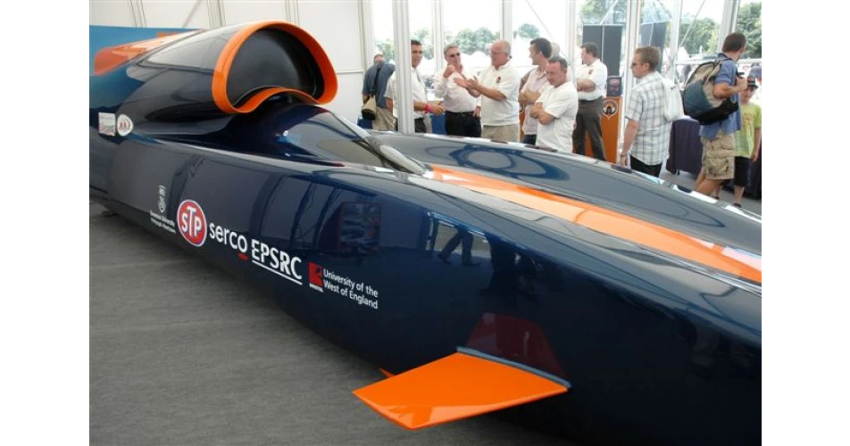 Bloodhound showcased at Festival of Speed