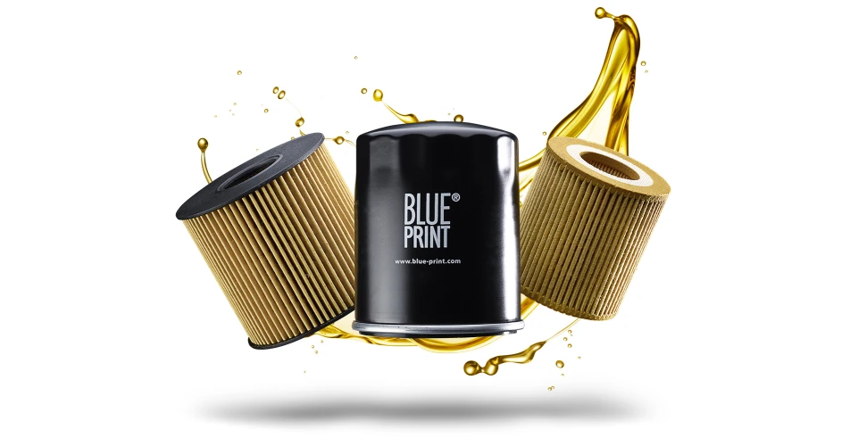 Performance and protection from Blue Print oil filters 