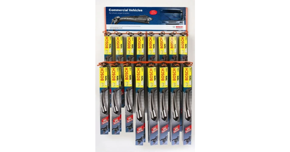 Bosch flat wiper blades for commercial vehicles
