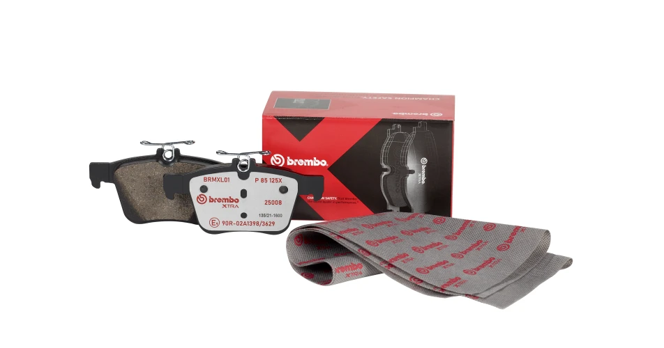 New look for Brembo Xtra brake pads 