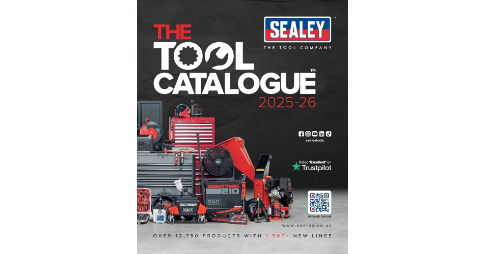 SEALEY tool catalogue introduces 1,500 new items  