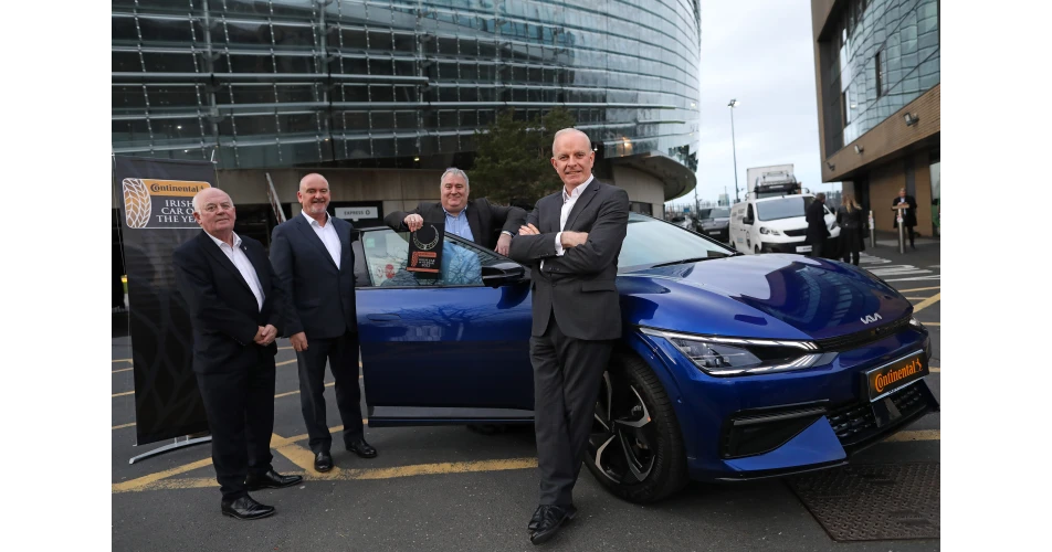 Kia EV6 wins Continental Tyres Irish Car of the Year