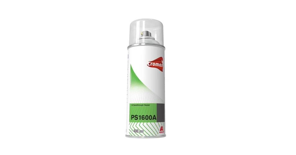 New aerosol 1K Sandthrough Sealer from Cromax