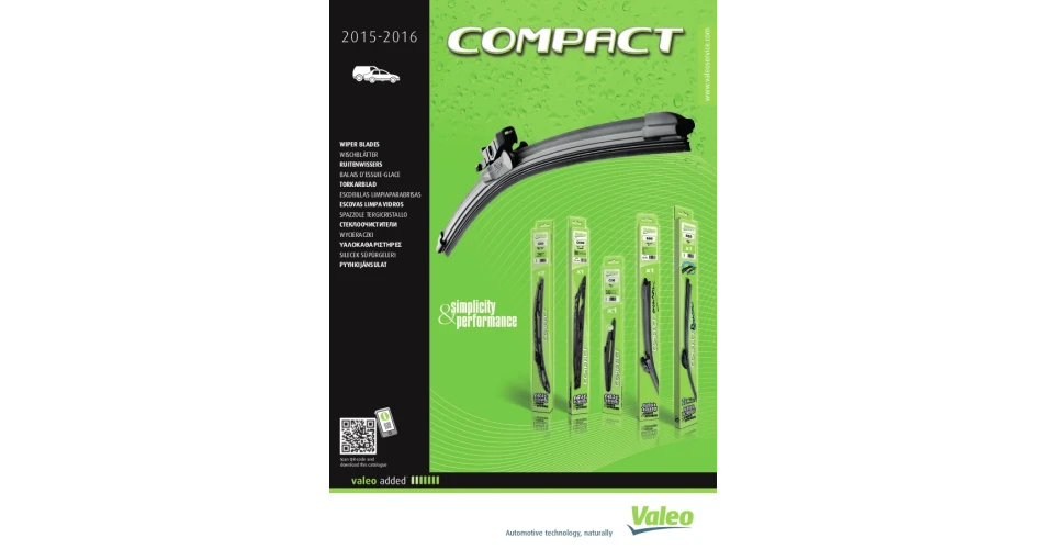 Valeo launches Compact Wiper Blades Catalogue
