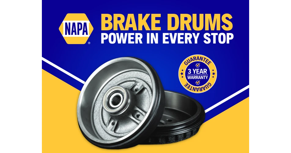 NAPA introduces Brake Drums to comprehensive braking range