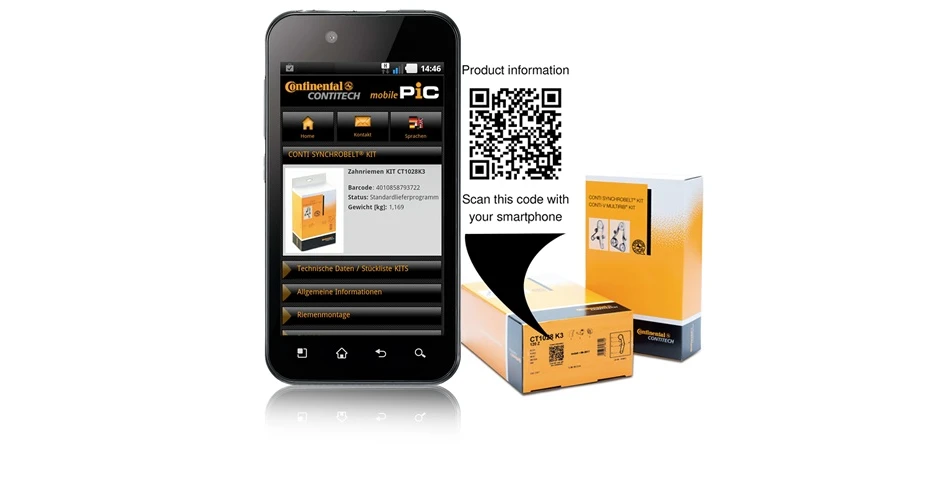 Contitech packaging to feature QR code
