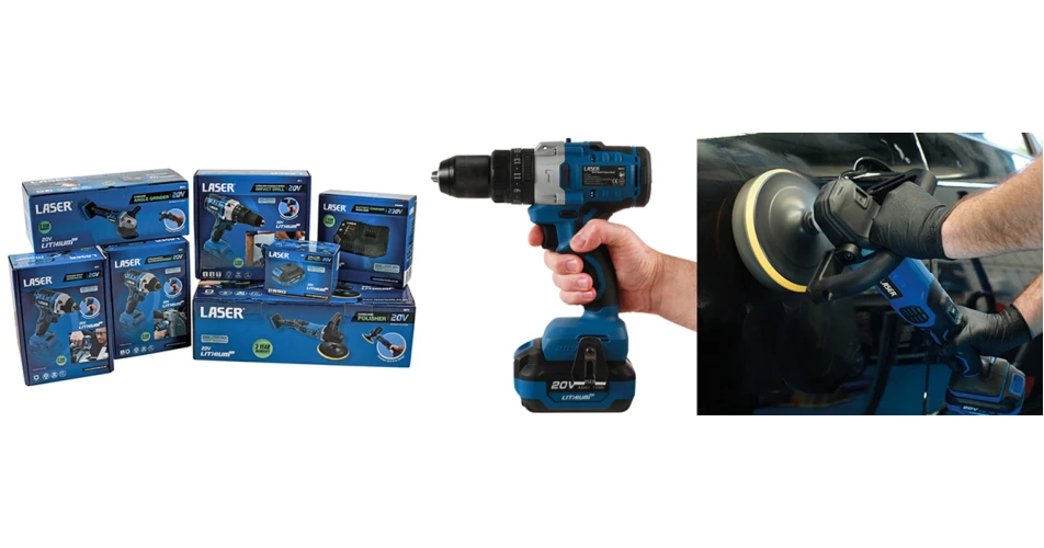 Laser Tools adds new workshop cordless power tool range