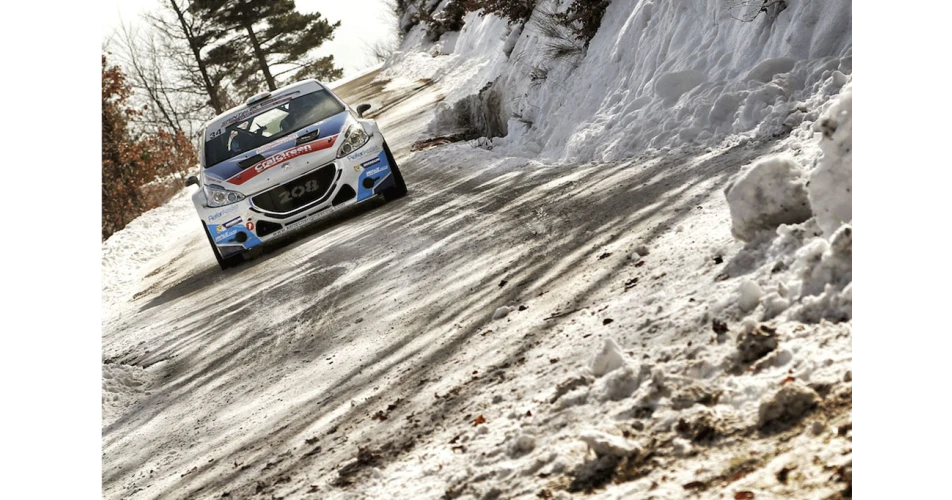 Breen on the podium in Monte Carlo
