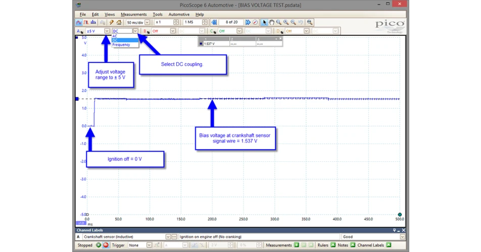 Understanding bias voltage diagnostics for sensors