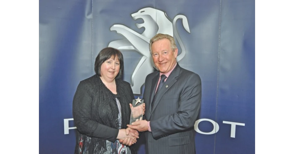 Peugeot service manager of the year