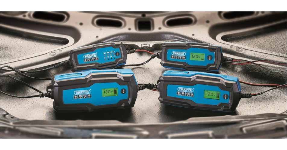 Draper Tools launches Smart Battery Charger and Maintainer range&nbsp;