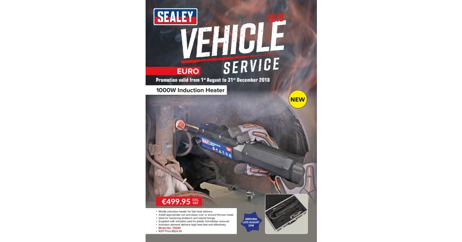 Sealey to launch to Vehicle Service Promotion