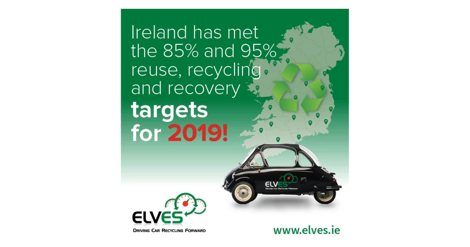 Ireland meets End-of-Life Vehicles recycling target
