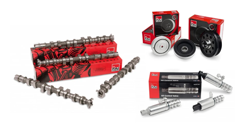 FAI makes new to range camshaft, vibration damper and oil control valve additions