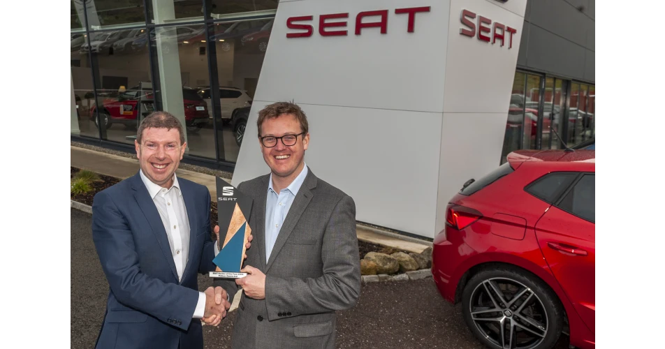 Finbarr Galvin named SEAT Dealer of the Year