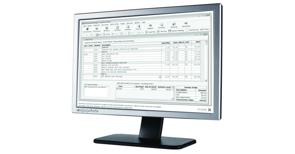 Software for independent garages
