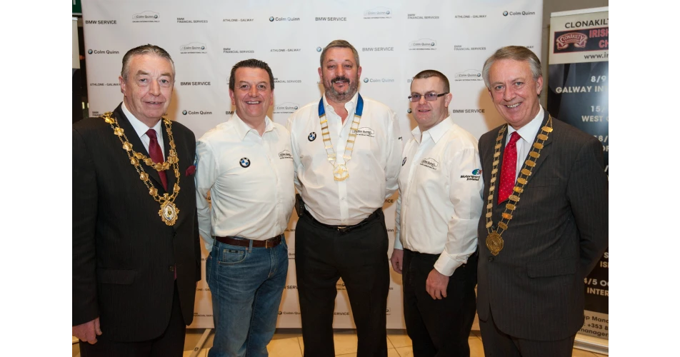 Capacity entry for Colm Quinn BMW Galway International Rally