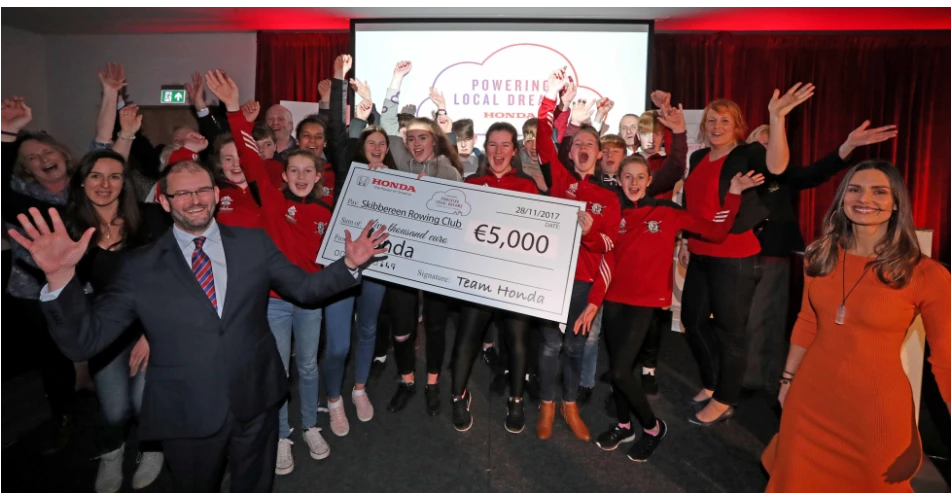 Skibbereen Rowing win Honda award