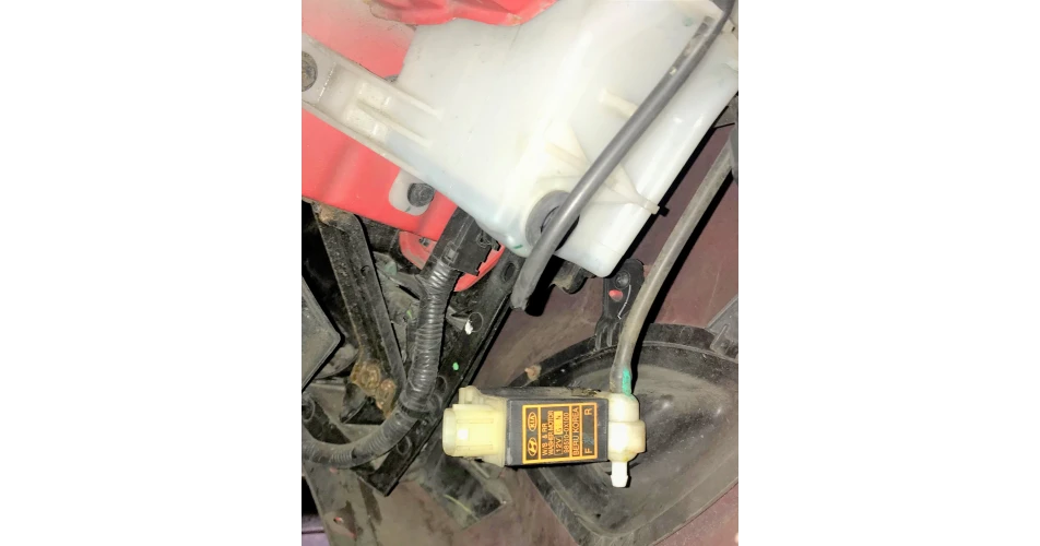 Hyundai i10 - Failed Washer Pump