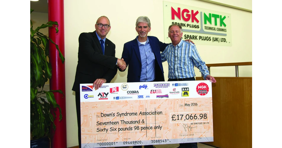 NGK support marathon charity bike ride