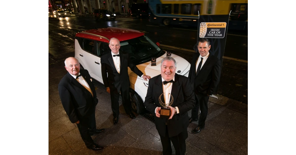 Kia e-Soul wins the Continental Tyres Irish Car of the Year