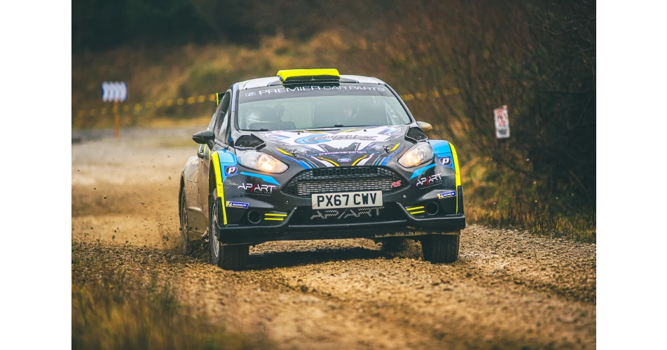 Jordan Hone and his father Paul win the Killarney Forestry Rally