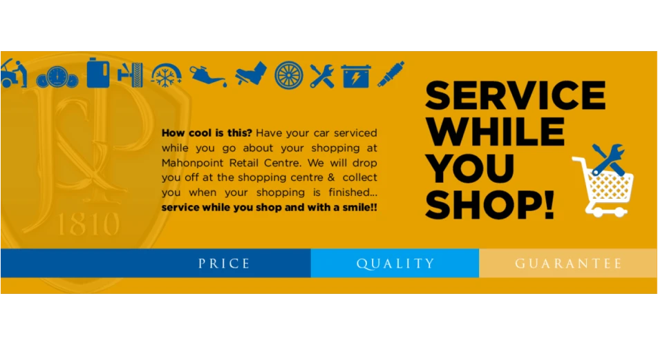 Service while you shop - with a smile