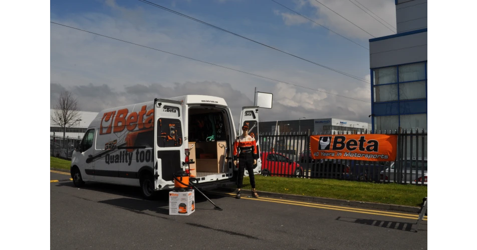 Beta Tools Van at Cork 20 International Rally