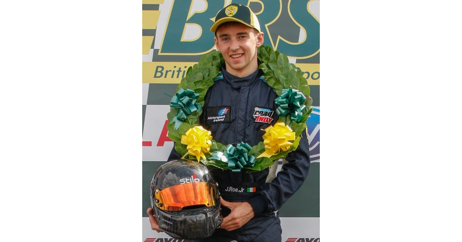 Young James Roe Junior is Racing Driver of the Month for June
