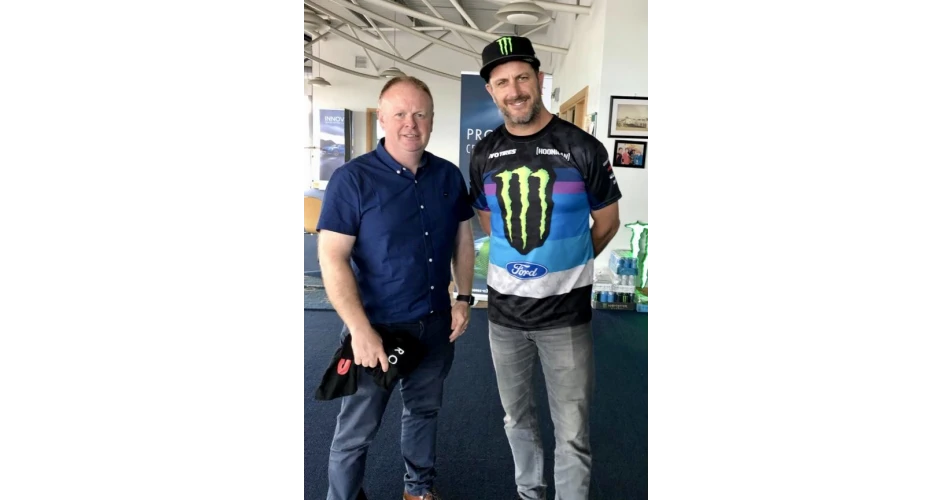Ken Block takes time out to meet SONAX customers ahead of Donegal International Rally